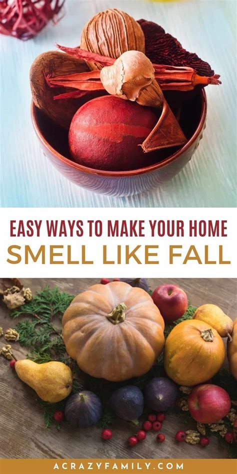Easy Ways To Make Your Home Smell Like Fall House Smells Fall Scents