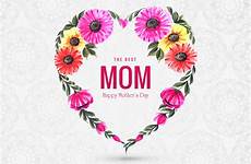 heart mother shape vector greeting colorful floral vecteezy