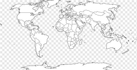 Mapa Del Mundo Mapa Polityczna Mapa En Blanco Mapa Del Mundo Frontera