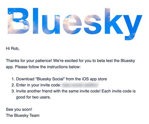 Bluesky Social Invite Code