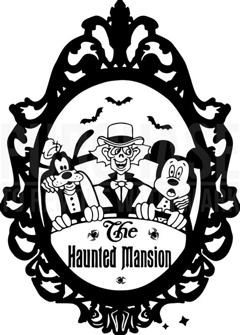 Haunted Mansion Svg Disney Mansion Svg Happy Hunting Svg Digital
