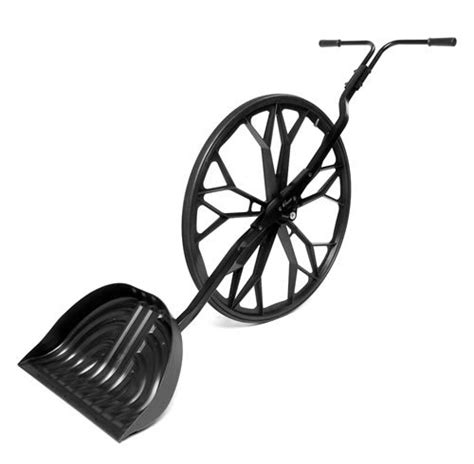 Snow Wolf Sw0310 Wheeled Snow Shovel With Wear Strip