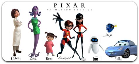 My Favorite Pixar Girls By Fragmented Shadows On Deviantart