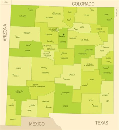 State Of New Mexico Map Stock Photos Pictures And Royalty Free Images