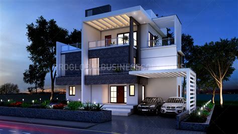 Architectural 3d Exterior Rendering Gallery Area By Autodesk