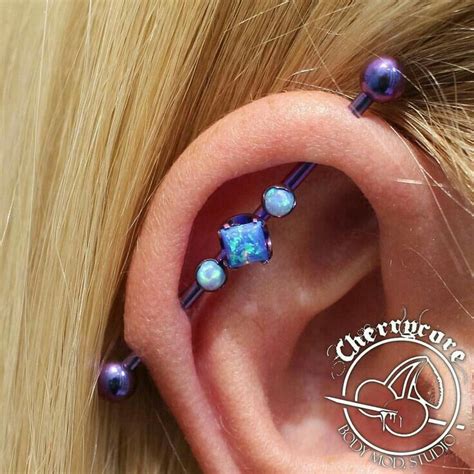 Pin By Mckissen On Industrial Peirceing Earings Piercings Industrial