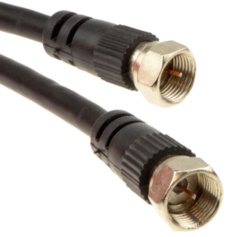 Coaxial Satellite To Tv Aerial Cable F Type Plug To Rf Fly Lead Rg59 1