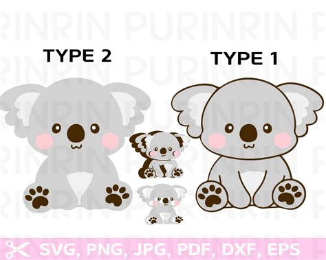 Koala Svgaussie Animals Koala Print Svg For Cricut Etsy