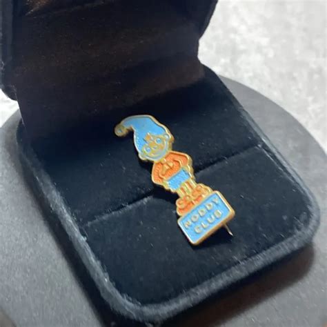 Vintage Noddy Club Enamel Pin Badge Brooch Lapel Tie Gold Tone Retro Kellogs £799 Picclick Uk