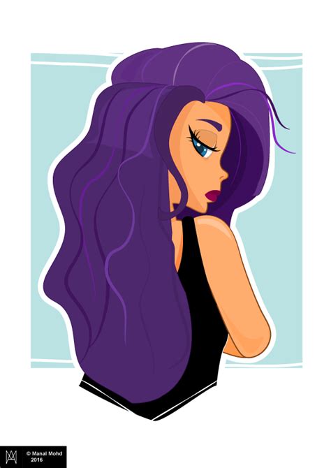 Purple Hair Disney Characters