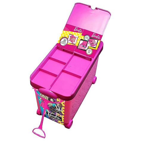 barbie store it all hello gorgeous carrying case multi the barbie store it all hello