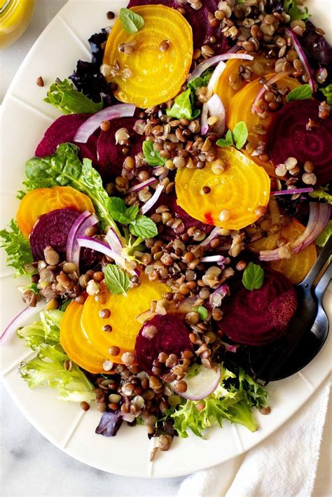 Lentil And Beet Salad Foodbyjonister