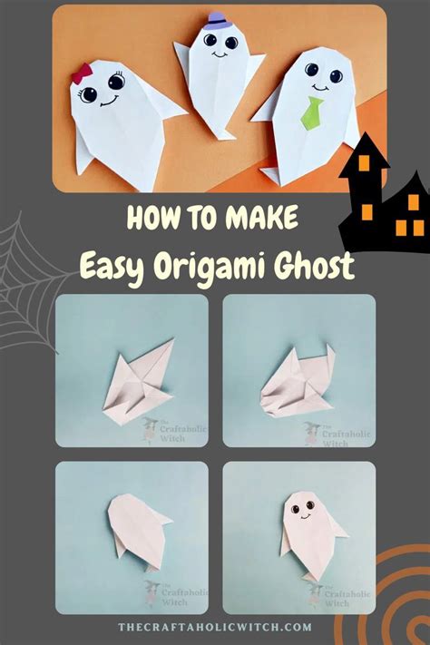 Origami Ghost Origami Ghost Origami And Kirigami Origami Easy
