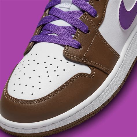 Air Jordan 1 Low Brownpurple 553558 215