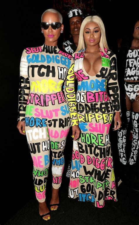 See Amber Rose And Blac Chynas Derogatory Outfits At The Vmas E Online