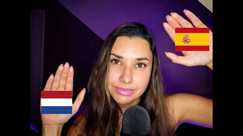 Asmr Whispering In Spanish And Dutch Youtube