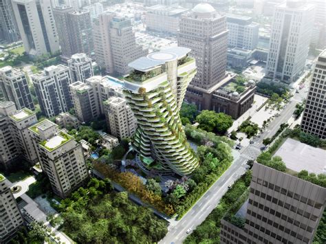 Taiwans New Luxury Tower Designed To Resemble An Inhabited Tree