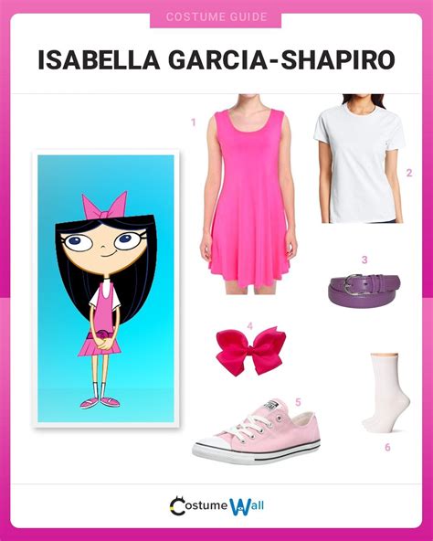 Dress Like Isabella Garcia Shapiro Phineas And Ferb Costume Cartoon