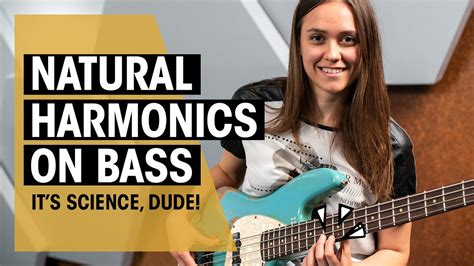 Harmonics On Bass Lesson Thomann Youtube