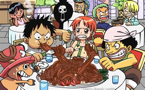 Brook Drink Food Franky Group Monkey D Luffy Nami Nico Robin One Piece Roronoa Zoro Sanji Signed