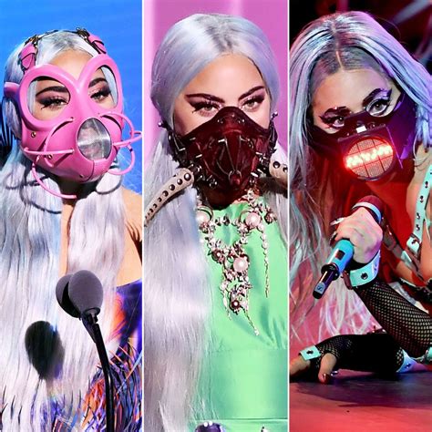 Kevin winter/mtv vmas 2020/getty images for mtv. VMAs 2020: Lady Gaga Face Masks, Fishbowl, Horns, More: Pics