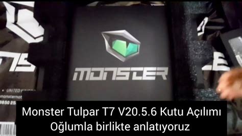Monster Tulpar T7 V2056 Kutu Açılımı Youtube