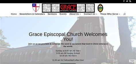 Grace Episcopal Church Speaking In Vector