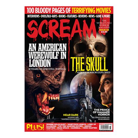 Scream Magazine Issue 65 Horror Merchandise