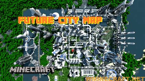 Large Futuristic City Map Minecraft Maps My Xxx Hot Girl