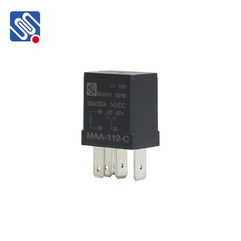 Meishuo Maa 112 C 5pin Auto Relay Electronic Components 35a 12vdc