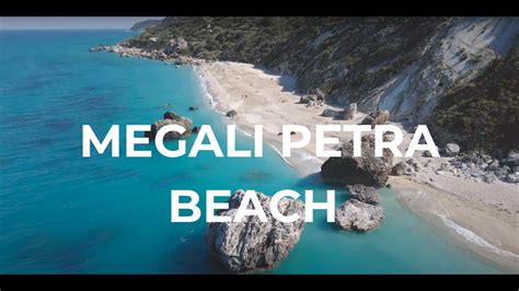 The BEST PART Of The Huge Beach Of Megali Petra In Lefkada YouTube
