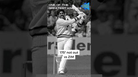🥺💛kapil Dev 175 One Of The Greatest Knocks Cricket Kapil