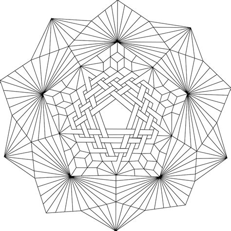 Geometric Mandala Coloring Pages Coloring Pages