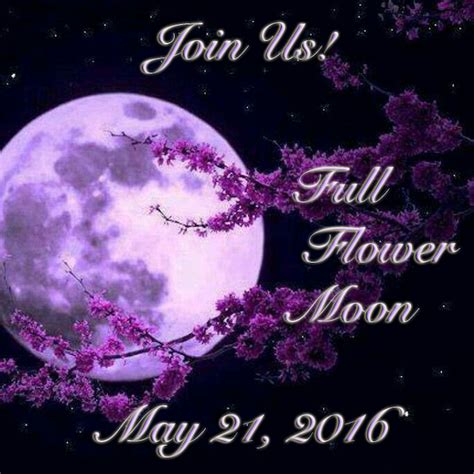 Wiccan Moonsong Full Flower Moon Tomorrow
