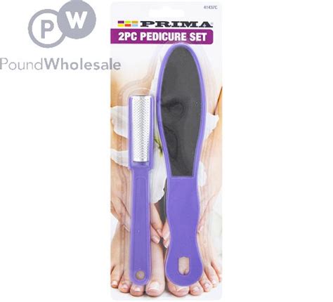 Wholesale Prima Foot Files Pedicure Set 2pc Pound Wholesale