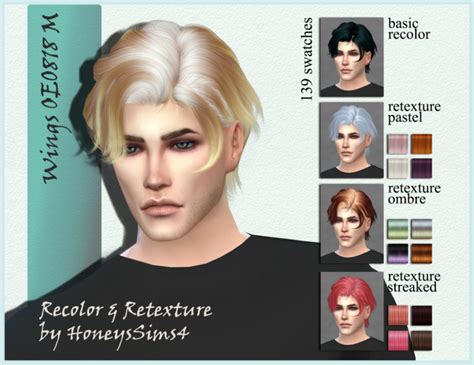 Sims 4 Male Curly Pink Hair Plmshirts