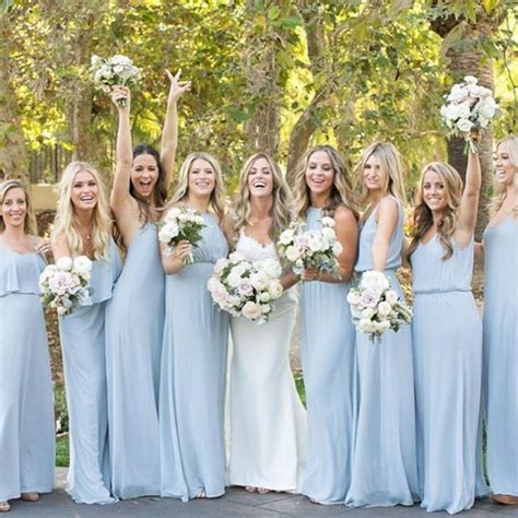 18 Beautiful Bridesmaid Dress Style With Blue Dresses Ideas Wedding