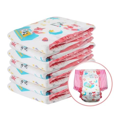 Abdl Adult Diaper Lover Cute Print Patterns Elastic Waistline Diaper