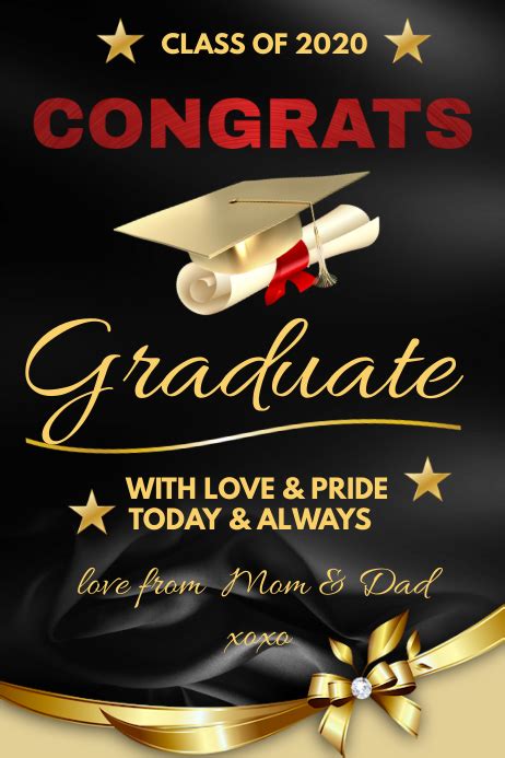 Copy Of Congrats Graduation Postermywall