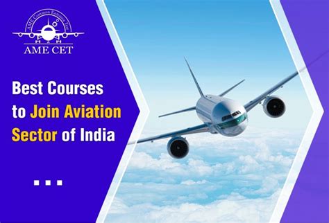 Best Courses To Join Aviation Sector Of India AME CET Blogs