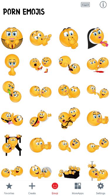 Porn Emojis Porn Emoji Icons Porn Emoticons