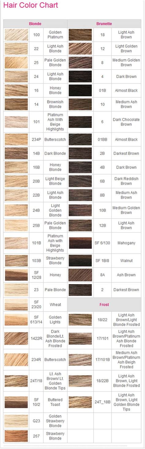 Color chart above does not include all the colors that we have. Hair color chart: | hair | Pinterest | Colors, Color ...