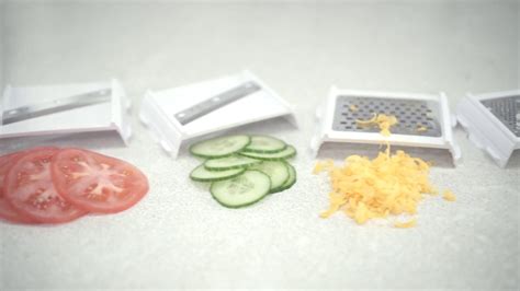 Zyliss 4 In 1 Slicer And Grater Youtube