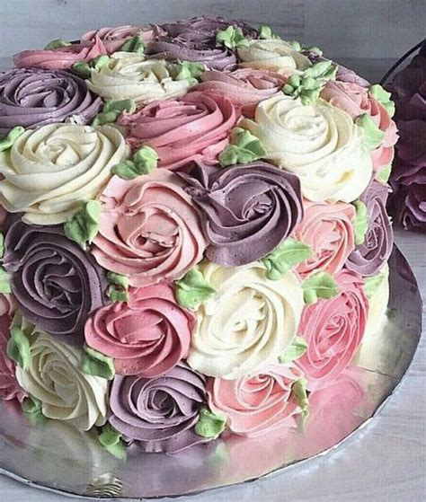 Rosettes Cake Rose Swirl Cake Rosette Cake Cake