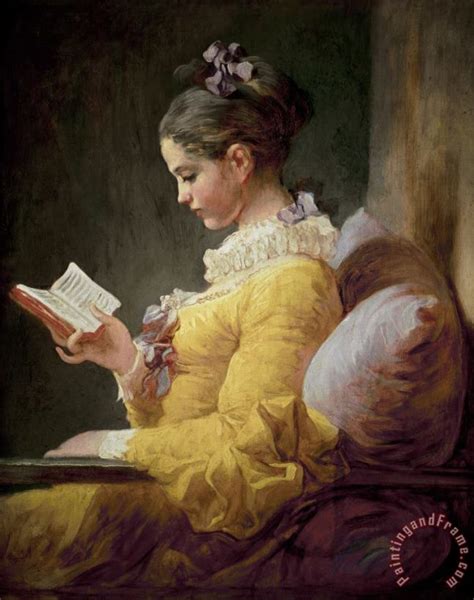 Jeanhonore Fragonard Young Girl Reading Painting Young Girl Reading