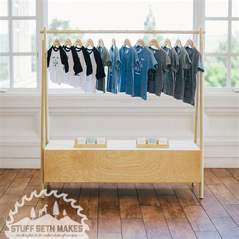Modern Boutique Clothing Rack