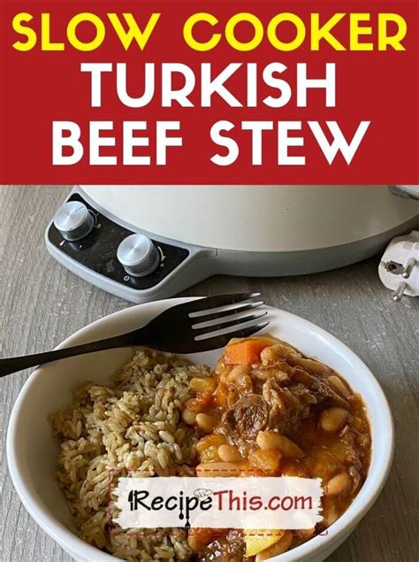 Recipe This Slow Cooker Kuru Fasulye Turkish Bean Stew
