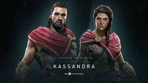 Assassins Creed Odyssey Protagonists Alexios And Kassandra Share