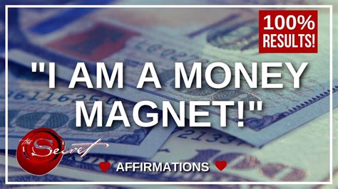 I Am A Money Magnet Affirmations For Abundance And Wealth Fast
