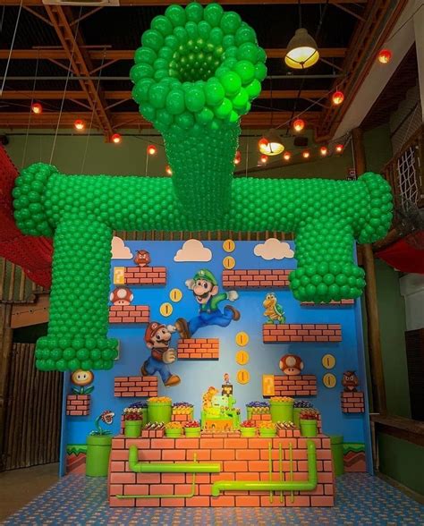 9 Ideas De Mario Bros En 2022 Decoracion De Mario Bros Fiesta De Mario